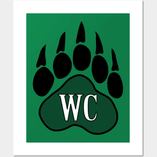 Wildcat Paw Print Posters and Art